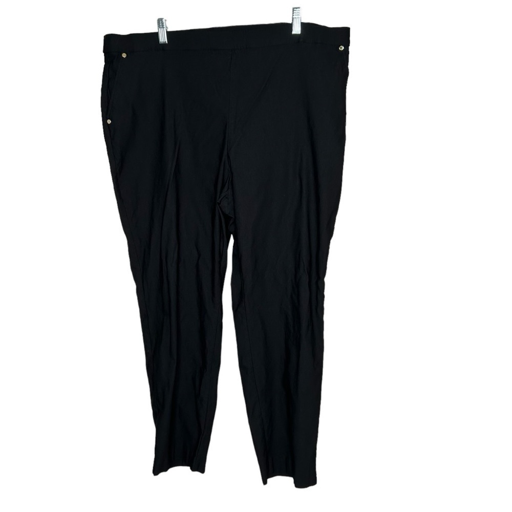 Ann Klein Womenโs Black Stretch Dress Pants Size 3X